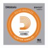 מיתר בודד לגיטרה אקוסטית דדריו - Daddario BW027 80/20 Bronze Wound Single - 027