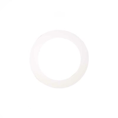 מדבקת שבלונה לחיתוך חור למיק בתוף בס רמו - REMO DM-0005-01 Dynamo White 5.5"