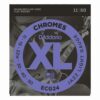 מיתרים לגיטרה חשמלית דדריו - 11-50 - Daddario ECG24 Chromes Flat Wound