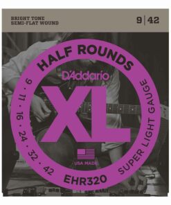 מיתרים לגיטרה חשמלית דדריו - 9-42 - Daddario EHR320 Half Rounds