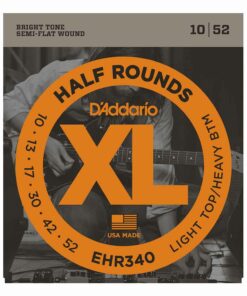 מיתרים לגיטרה חשמלית דדריו - 10-52 - Daddario EHR340 Half Rounds