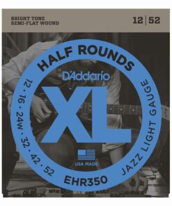 מיתרים לגיטרה חשמלית דדריו - 12-52 - Daddario EHR350 Half Rounds