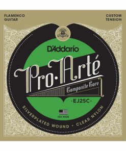 מיתרים לגיטרה קלאסית דדריו - Daddario EJ25C Pro-Arté Clear Nylon Composite Flamenco