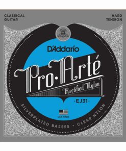 סט מיתרים לגיטרה קלאסית דדריו - Daddario EJ31 Pro-Arté Rectified Hard Tension