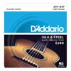 מיתרים לגיטרה אקוסטית דדריו - 11-47 - Daddario EJ40 Silk & Steel Guitar Strings