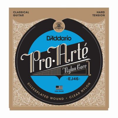 מיתרים לגיטרה קלאסית דדריו - Daddario EJ46 Pro-Arté  Nylon Hard Tension