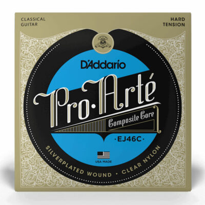 מיתרים לגיטרה קלאסית דדריו - Daddario EJ46C Pro-Arté Composite Core Hard Tension
