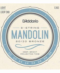מיתרים למנדולינה דדריו - 10-34 - Daddario EJ62 80/20 Bronze Mandolin Strings Light