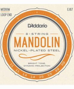 מיתרים למנדולינה דדריו - 11-39 - Daddario EJ67 Nickel Mandolin Strings Medium