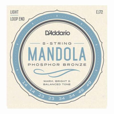 מיתרים למנדולה דדריו - 14-49 - Daddario EJ72 Phosphor Bronze Mandola Strings Light