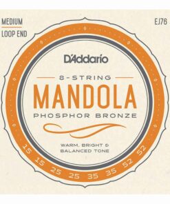 מיתרים למנדולה דדריו - 15-52 - Daddario EJ76 Phosphor Bronze Mandola Strings Medium
