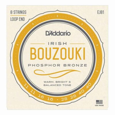 מיתרים לבוזוקי דדריו - Daddario EJ81 Irish Bouzouki Strings