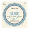 מיתרים לבנג'ו דדריו - 10-20 - Daddario EJS60 5-String Banjo Stainless Steel Custom Light
