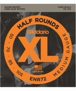 מיתרים לגיטרה בס דדריו - 50-105 - ENR72 Half Rounds Bass Long Scale