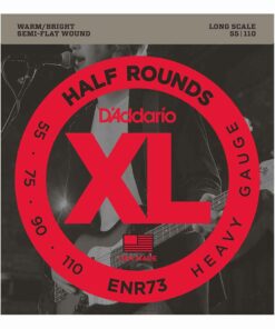 מיתרים לגיטרה בס דדריו - 55-110 - ENR73 Half Rounds Bass Long Scale