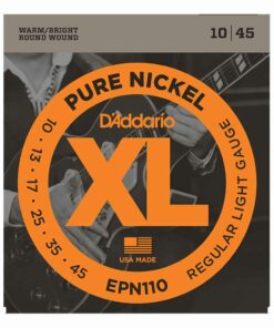 מיתרים לגיטרה חשמלית דדריו - 10-45 - Daddario EPN110 Pure Nickel