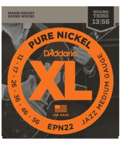מיתרים לגיטרה חשמלית דדריו - 13-56 - Daddario EPN22 Pure Nickel