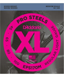 מיתרים לגיטרה בס דדריו - 45-100 - Daddario EPS170M Prosteels Bass Medium Scale