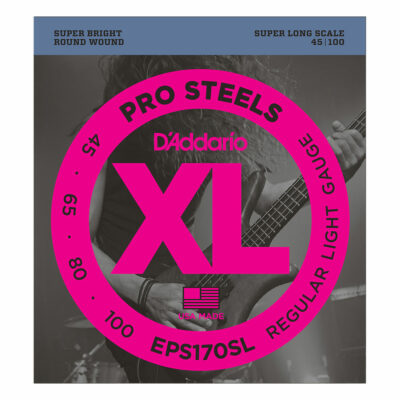 מיתרים לגיטרה בס דדריו - 45-100 - Daddario EPS170SL Prosteels Bass Super Long Scale