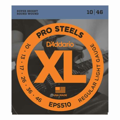 מיתרים לגיטרה חשמלית דדריו - 10-46 - Daddario EPS510 Pro Steels
