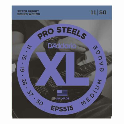 מיתרים לגיטרה חשמלית דדריו - 11-50 - Daddario EPS515 Pro Steels