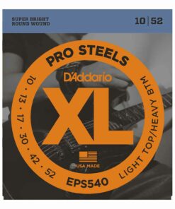 מיתרים לגיטרה חשמלית דדריו - 10-52 - Daddario EPS540 Pro Steels