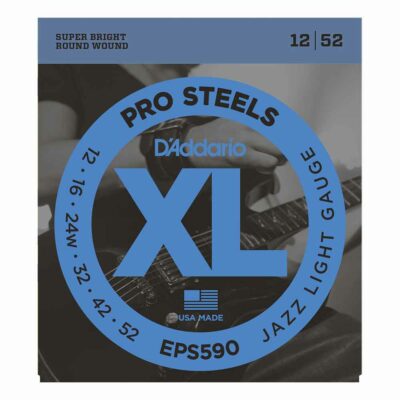 מיתרים לגיטרה חשמלית דדריו - 12-52 - Daddario EPS590 Pro Steels