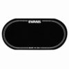 מדבקה לתוף בס אוונס - Evans EQPB2 EQ Bass Drum Patches Black Nylon double Pedal
