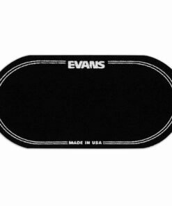 מדבקה לתוף בס אוונס - Evans EQPB2 EQ Bass Drum Patches Black Nylon double Pedal