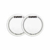 2 מדבקות לתוף בס אוונס - Evans EQPC1 EQ Bass Drum Patches Clear Plastic Single Pedal
