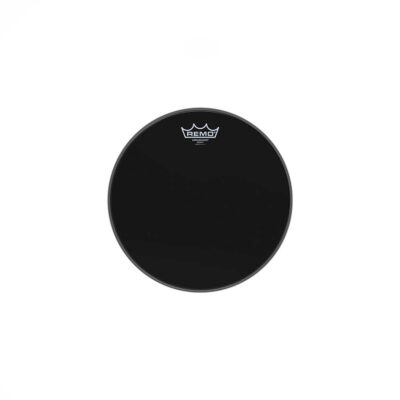 עור עליון/תחתון לטם-טם או לסנר רמו -"REMO ES-0012-00 AMBASSADOR Ebony 12