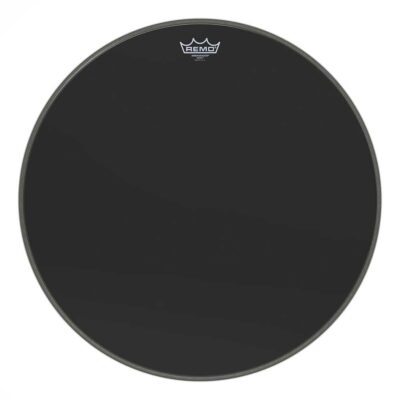 עור פנימי/חיצוני לתוף בס רמו -"REMO ES-1022-00 AMBASSADOR Ebony 22