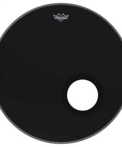 עור חיצוני לתוף בס רמו -"REMO ES-1024-00-DM AMBASSADOR Ebony Dynamo Port 24