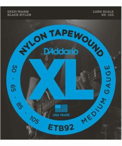 מיתרים לגיטרה בס דדריו - 50-105 - Daddario ETB92 Tapewound Bass Long Scale