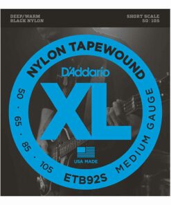 מיתרים לגיטרה בס דדריו - 50-105 - Daddario ETB92S Tapewound Bass Short Scale