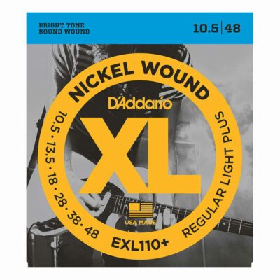 מיתרים לגיטרה חשמלית דדריו - 10.5-48 - Daddario EXL110+ Nickel Wound