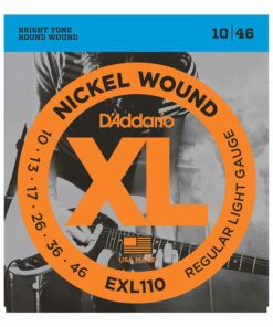 מיתרים לגיטרה חשמלית דדריו - 10-46 - Daddario EXL110 Nickel Wound