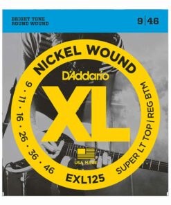 מיתרים לגיטרה חשמלית דדריו - 9-46 - Daddario EXL125 Nickel Wound