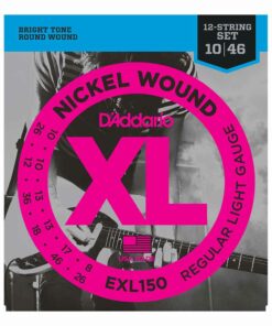 מיתרים לגיטרה 12 חשמלית דדריו - 10-46 - Daddario EXL150 Nickel Wound 12 String