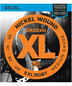 מיתרים לגיטרה בס דדריו - 50-120 - Daddario EXL160BT Nickel Wound Balanced Tension