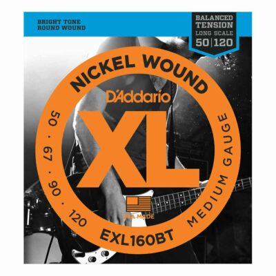 מיתרים לגיטרה בס דדריו - 50-120 - Daddario EXL160BT Nickel Wound Balanced Tension