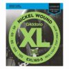 מיתרים לגיטרה בס 5 מיתרים דדריו - 45-135 - Daddario EXL165-5 Nickel Wound Bass Long Scale 5String