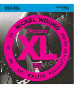 מיתרים לגיטרה בס דדריו - 45-100 - Daddario EXL170 Nickel Wound Bass Long Scale