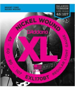 מיתרים לגיטרה בס דדריו - 45-107 - Daddario EXL170BT Nickel Wound Balanced Tension