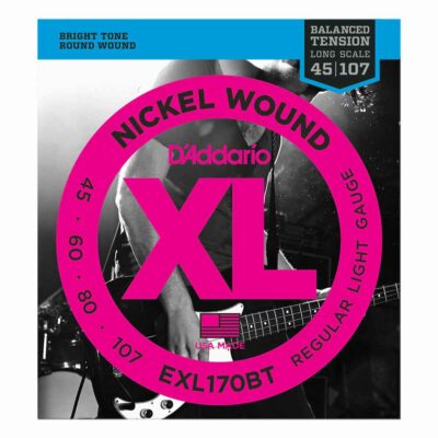 מיתרים לגיטרה בס דדריו - 45-107 - Daddario EXL170BT Nickel Wound Balanced Tension