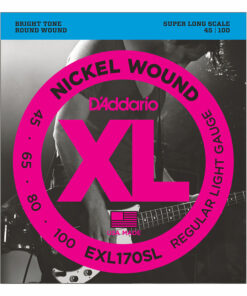 מיתרים לגיטרה בס דדריו - 45-100 - Daddario EXL170SL Nickel Wound Bass Super Long Scale