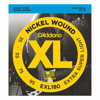 מיתרים לגיטרה בס דדריו - 35-95 - Daddario EXL180 Nickel Wound Bass Long Scale