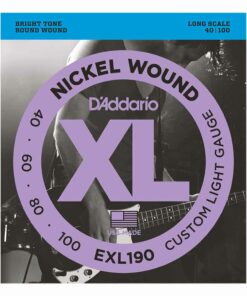 מיתרים לגיטרה בס דדריו - 40-100 - Daddario EXL190 Nickel Wound Bass Long Scale