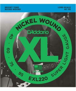 מיתרים לגיטרה בס דדריו - 40-95 - Daddario EXL220 Nickel Wound Bass Long Scale