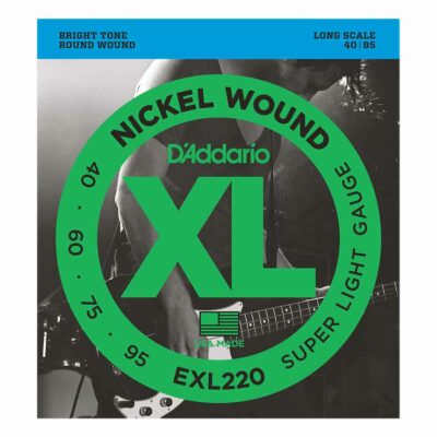 מיתרים לגיטרה בס דדריו - 40-95 - Daddario EXL220 Nickel Wound Bass Long Scale
